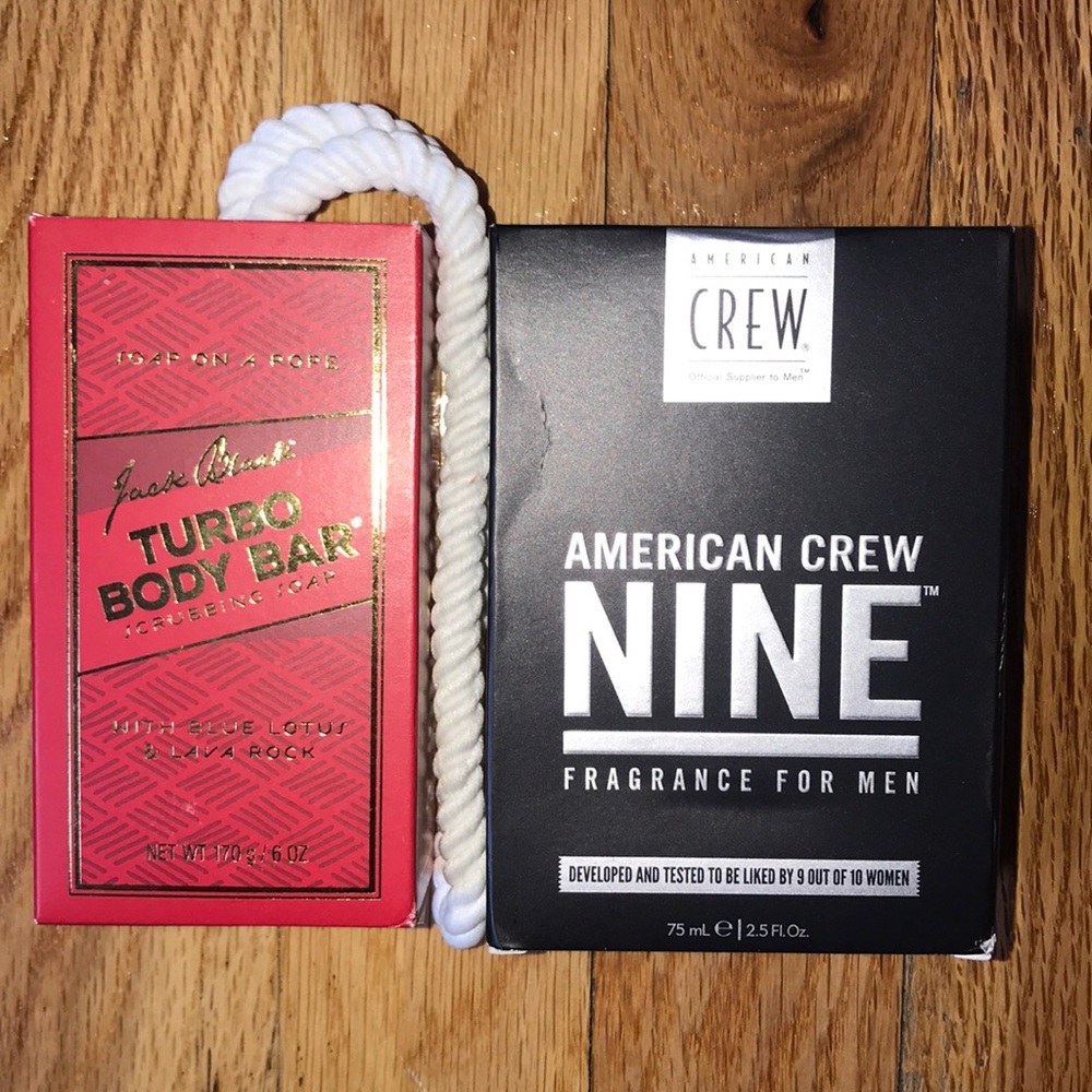 American Crew NINE and Jack Black Turbo Bar
